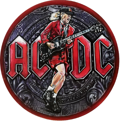 ACDC - LP - Painting - Commission