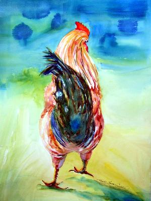 Painted Cockerel Painted Cockerel