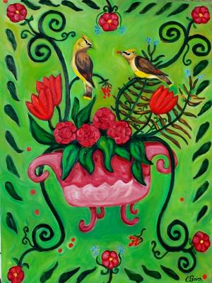 Cedar Waxwings