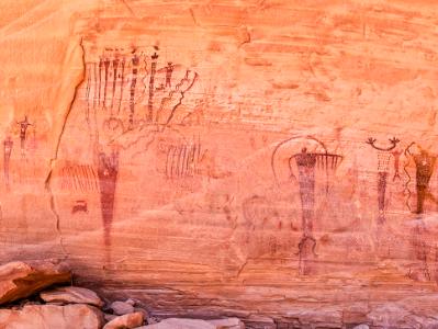 Buckhorn Wash Pictograph Panorama Buckhorn Wash Pictograph Panorama