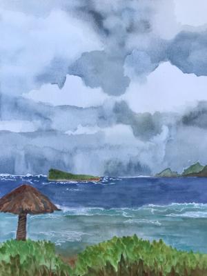 Nabotu Island from Tavarua Nabotu Island from Tavarua