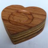 Heart shaped box with upside down inner heart