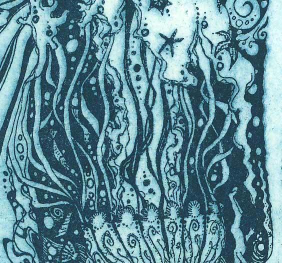 Sea Queen Limited Edition Etching of an Ocean Spirit