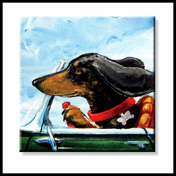 Dog Prints - Vern Scharf Paintings from Santa Cruz, California