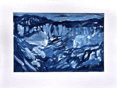 Niagara Falls in Winter Study No 6