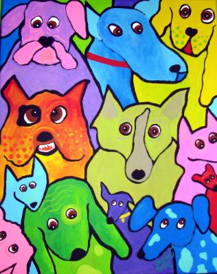 Arf! Arf! Arf! Arf!