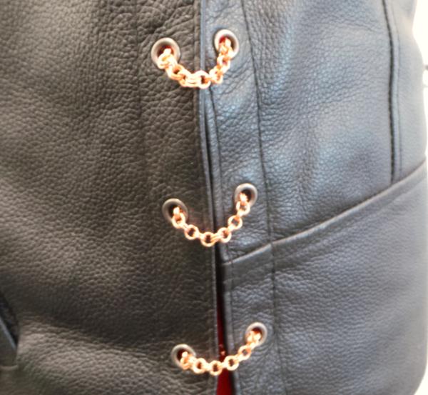 Chainmail Vest Lacing Closeup