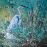 Patient Heron Giclee print