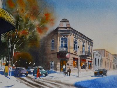 Tbilisi (Georgia) winter wonderland, 38cm x 28cm, 2019 Tbilisi (Georgia) winter wonderland, 38cm x 28cm, 2019