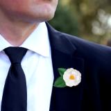 White Camellia Sasanqua Boutonniere