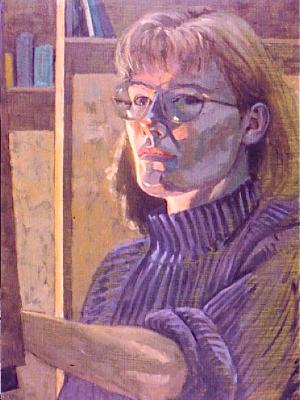 Self Portrait, Oil Self Portrait, Oil