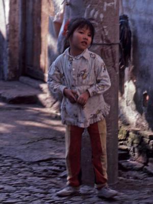 Little girl in China