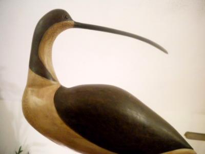 Detail of Hand Carved Curlew