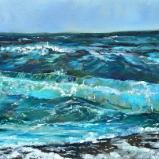 Wave Sounds- 12x24 Gallery wrapped canvas