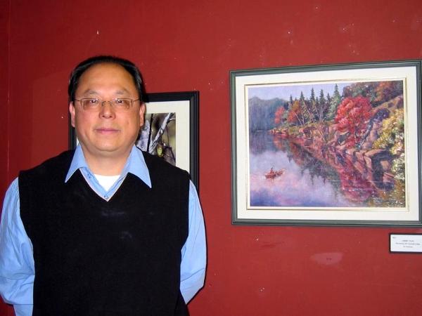 Jimmy Sun at Art Show