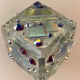 ANDROMEDA Dichroic Cube Paperweight