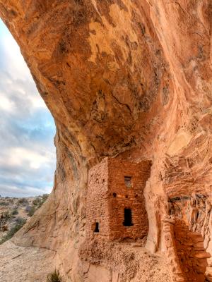 Tower House Ruin and Roarschach Figure Alcove Tower House Ruin and Roarschach Figure Alcove
