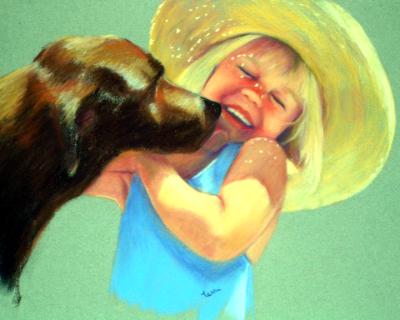 Doggie kisses Doggie kisses