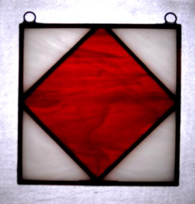 Nautical Flag Sun Catcher letter F Nautical Flag Sun Catcher letter F