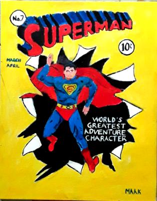 Superman Comic Cover #9 Superman Comic Cover #9