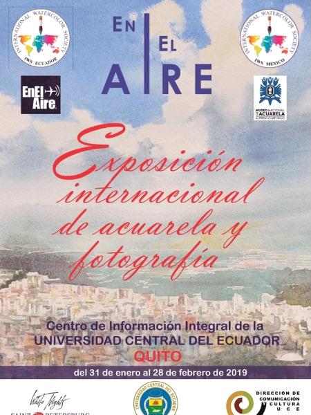 International Watercolor Exhibition UP IN THE AIR, Quito, 28.01.2019 - 28.02.2019