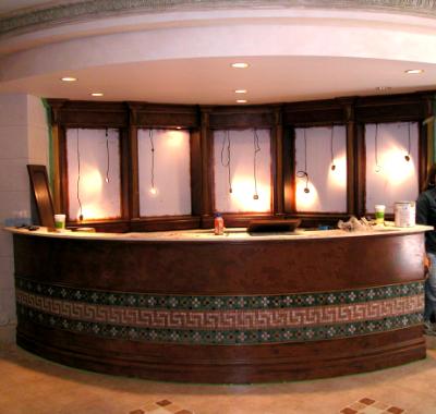 Porcelin crackle leather bar finish Porcelin crackle leather bar finish