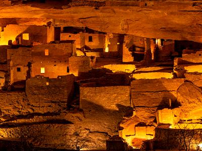 Cliff Palace Luminaria Panorama (click for full width) Cliff Palace Luminaria Panorama (click for full width)