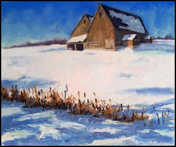 Gerry's Barns in Winter