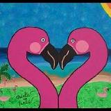 Heart of Flamingos