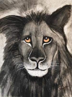 black lion