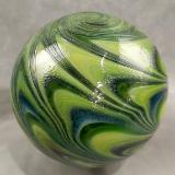 #02012609 Glass Float SeaHawks colors 6.5'' $80.00