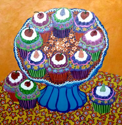 Complementary Cupcake Platter Complementary Cupcake Platter