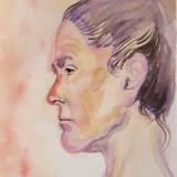 Tracy, Watercolor Profile