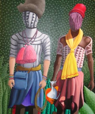 Gone Fishing 36" x 54" sold Gone Fishing 36" x 54" sold