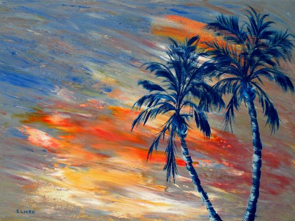 Sunset and Palms