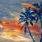 Sunset and Palms