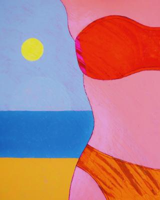 Beach scene on Manasota Key