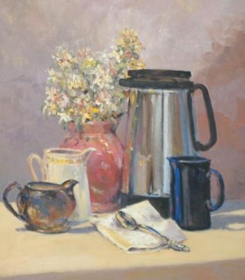 Study of Still Life with Coffeepot