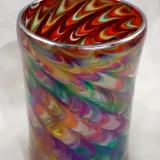 #10012516 drinking Glass confetti colors 5''HX3''W $70.00