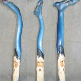 Blue Dragon Wizard walking stick