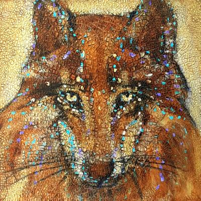 Mosaic Wolf