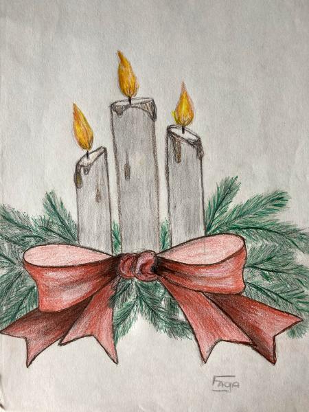 Christmas candles 