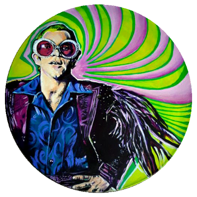 Elton John - LP Painting - Commission