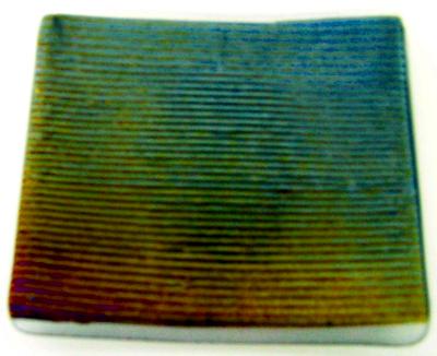 Black irid plate 4 x 5 Black irid plate 4 x 5