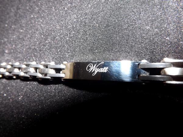 Metaza engraving on Stainless Steel