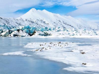 Blue Glacier, White Mountain Blue Glacier, White Mountain