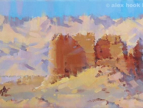 The mystery of the past - oil on canvas