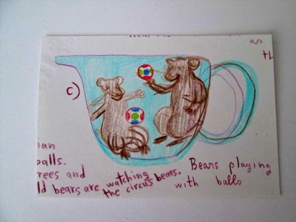 "Playing Bears" cup idea