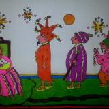 Mary, Baby Jesus and Three Wise Men