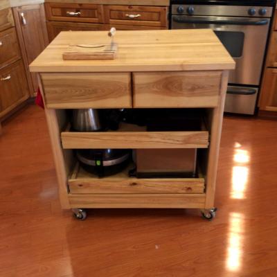 Mobile kitchen island 